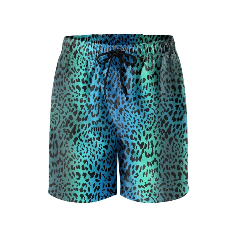 Fashion Leopard 3D Print Beach - огляд і ціна Trunks Board Surf