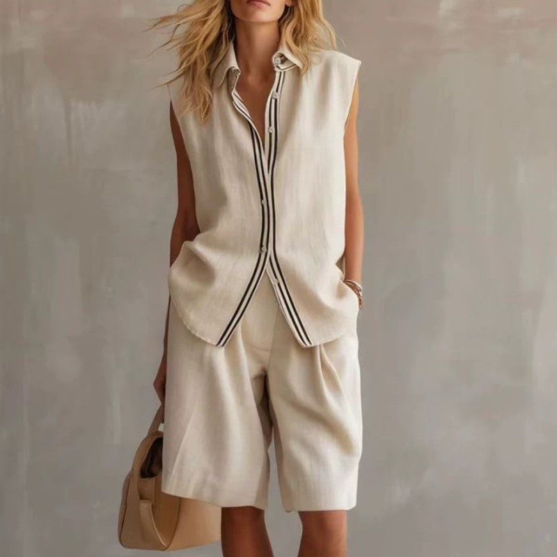 Summer Fashion Solid Linen Ble - огляд і ціна Linen Shirt Breathable