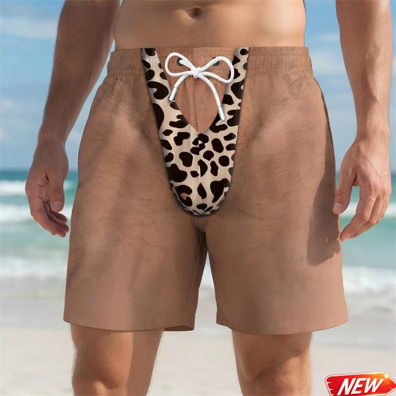 Funny Swim Trunks 3d Print Leo - огляд і ціна Trunks Board Surf
