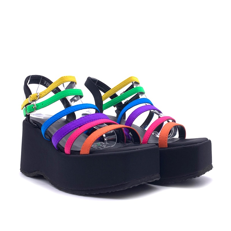 Narrow Band Mized Colors Sanda - огляд і ціна Casual Sandal Leather