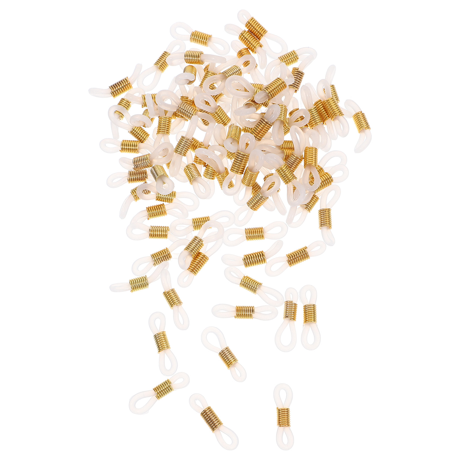 100Pcs Silicone Iron Eyeglass  - огляд і ціна Sunglass Retainer Cord