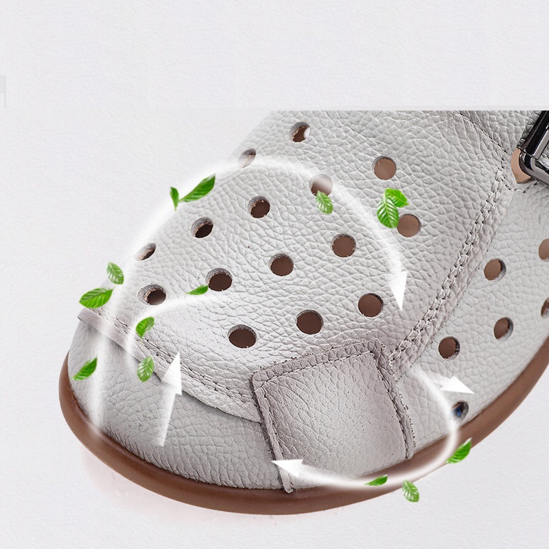 New Cow Leather Low Heel Sanda - огляд і ціна Casual Sandal Leather