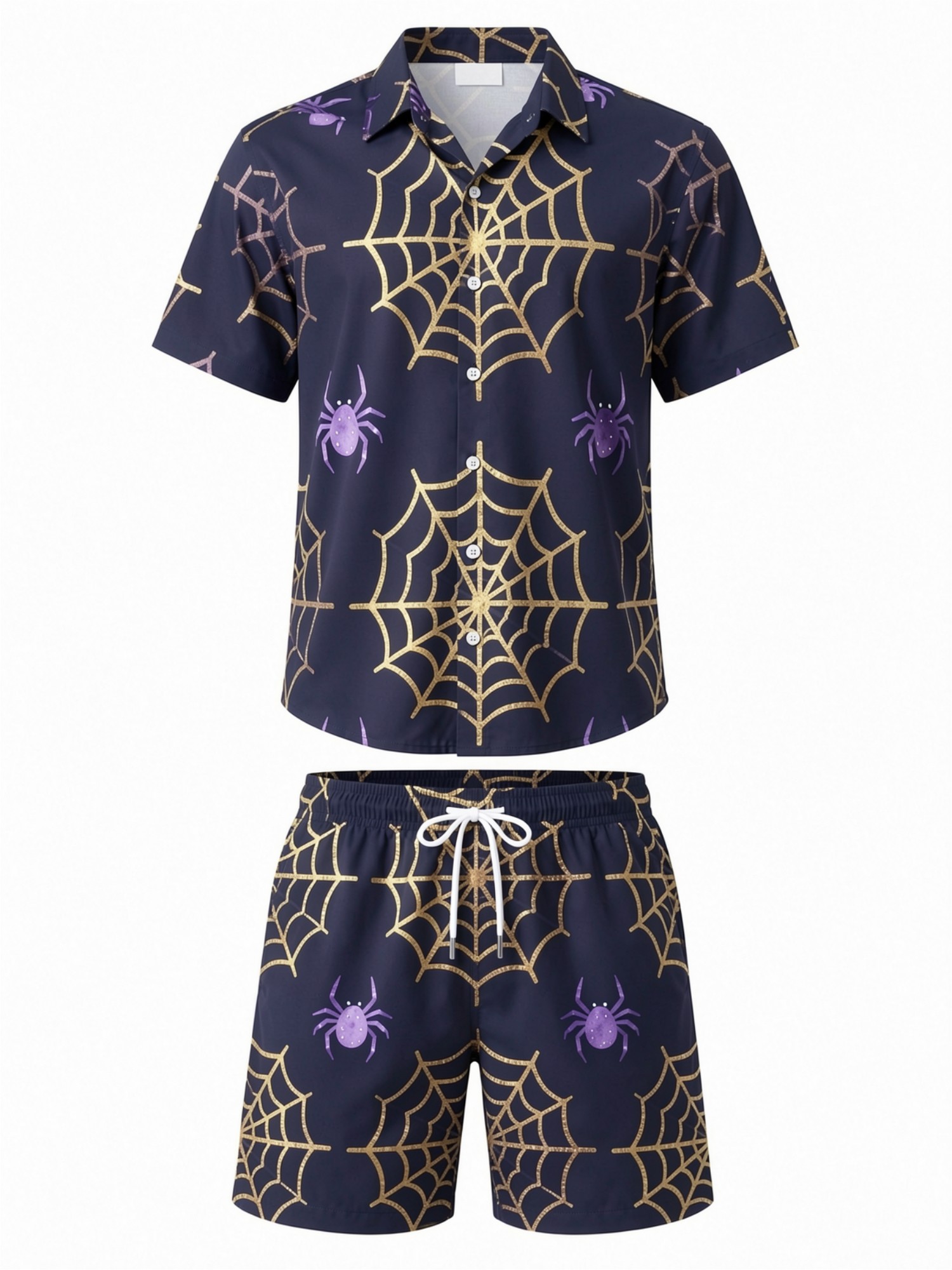 Mens Summer Short Sleeve Polo  - огляд і ціна Resort Shirt Floral