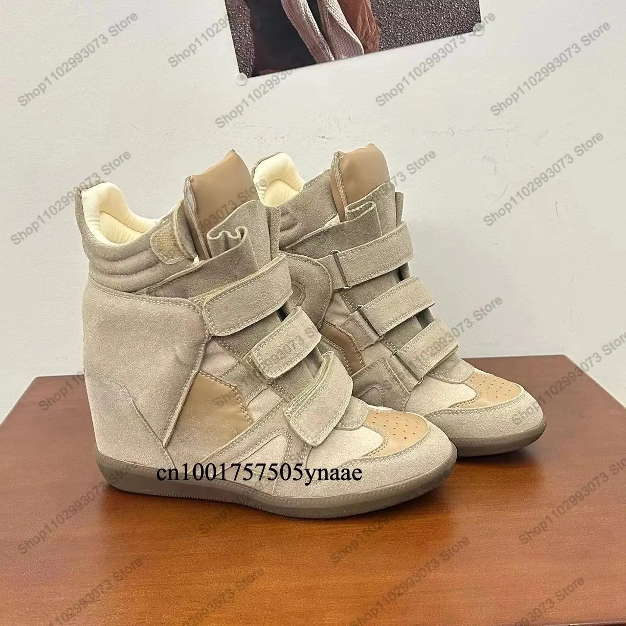 Women Hidden Wedge Heel High‑T - огляд і ціна Casual Sandal Leather