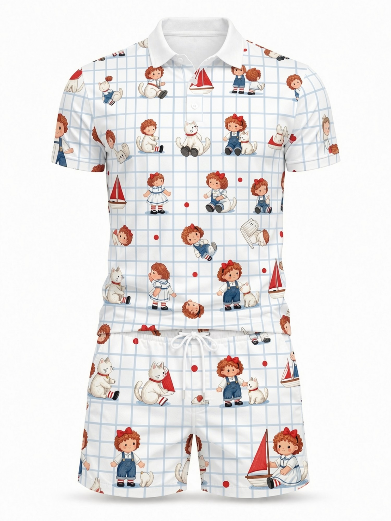Mens Short Sleeve Polo Shirt a - огляд і ціна Resort Shirt Floral